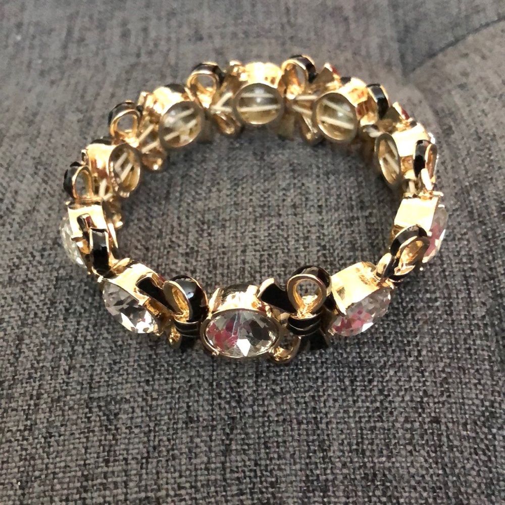 Diamond Bow Bangle